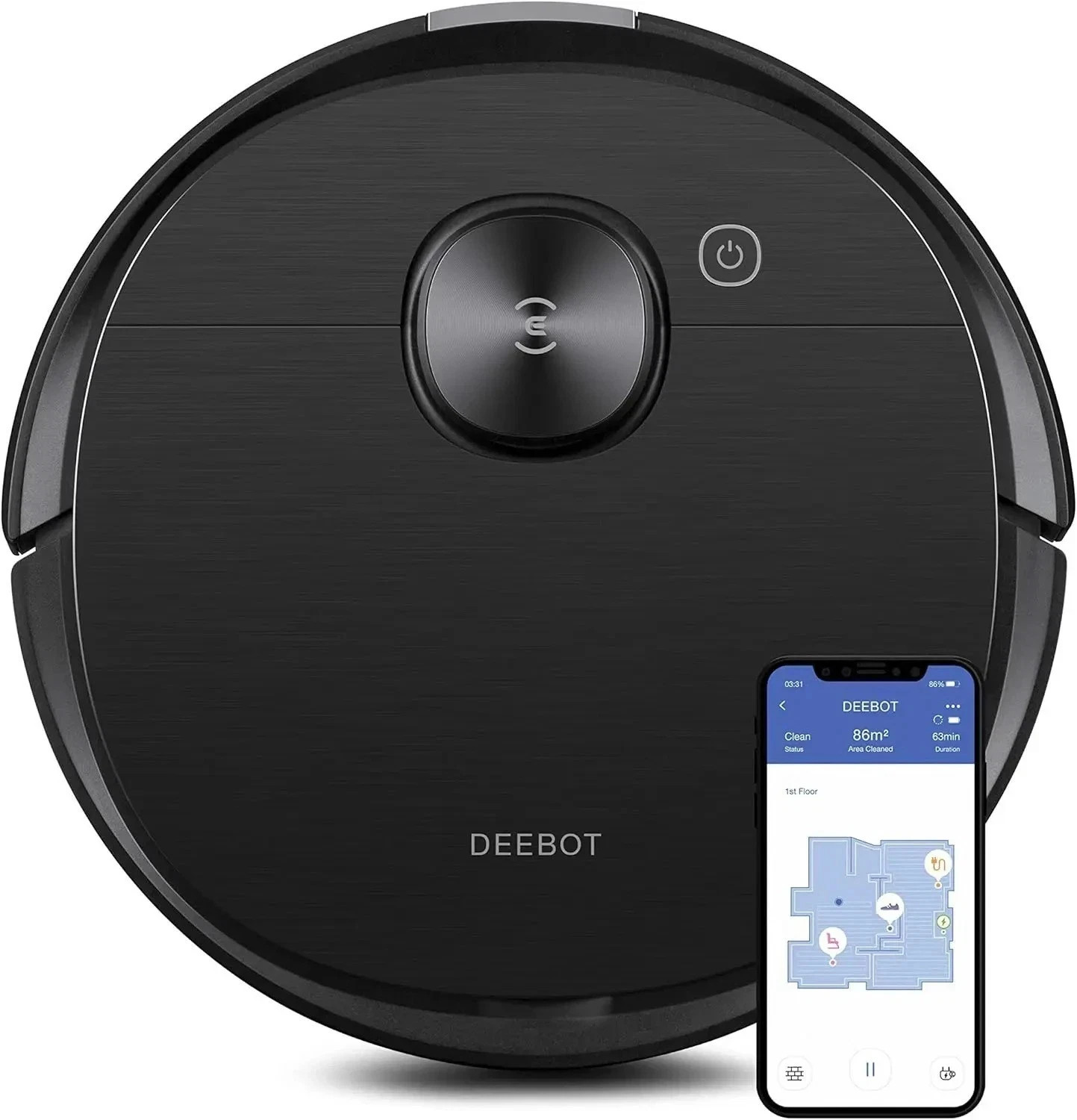 Ecovacs Deebot Ozmo T8 AIVI Robot Vacuum and Mop