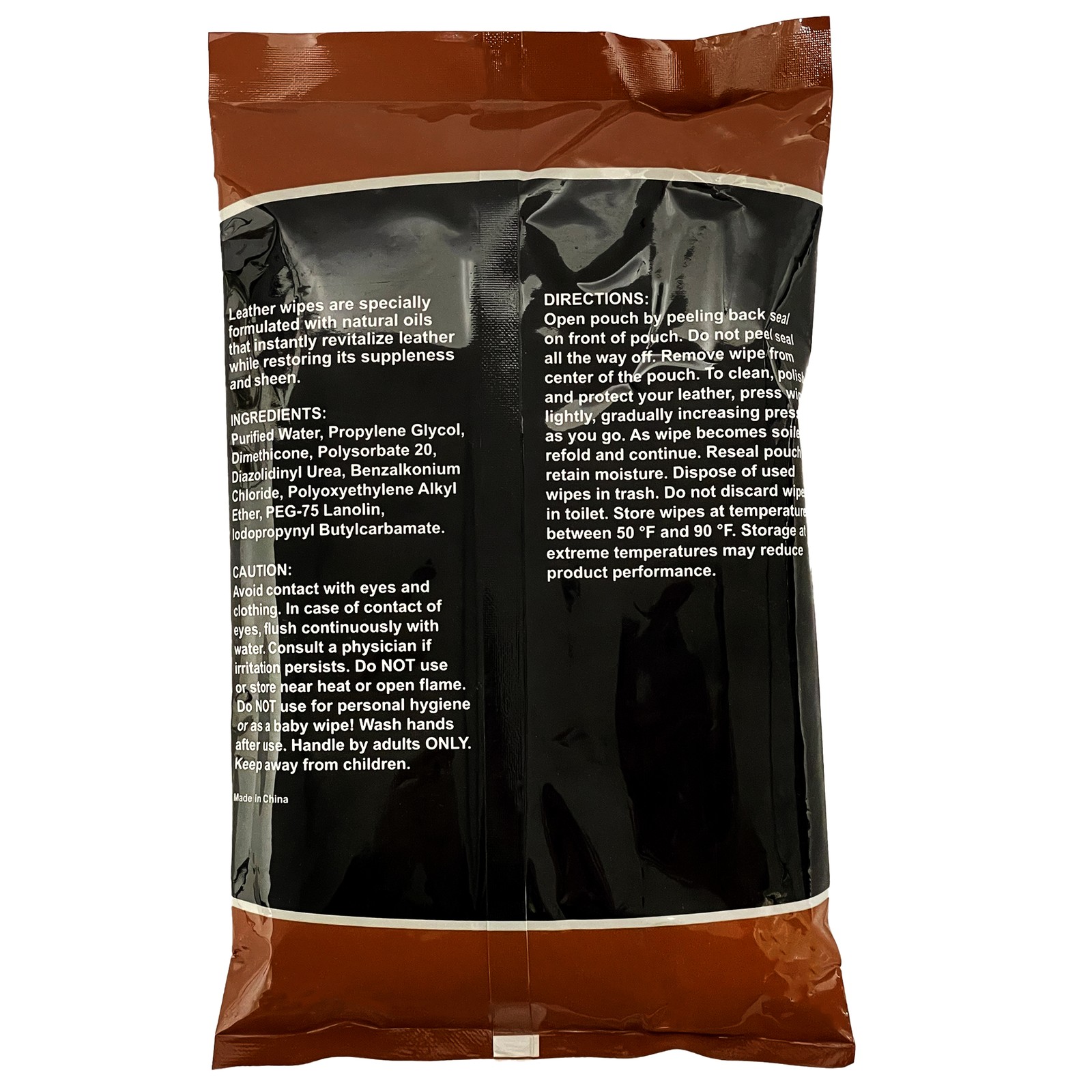 Smart Home Leather & Vinyl Cleaning Protectant Wipes, 60 Count