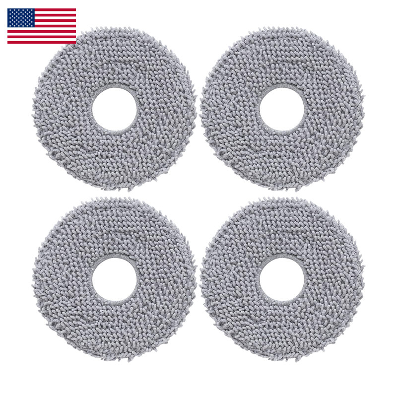 Roborock 4 Pack Microfiber Mop Cloths Qrevo Curv Qrevo Curv S5X Qrevo Edge