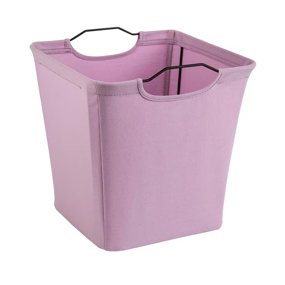 10.5 In. W X 11 In. H X 10.5 In. D Purple Wire Framed Fabric Drawer