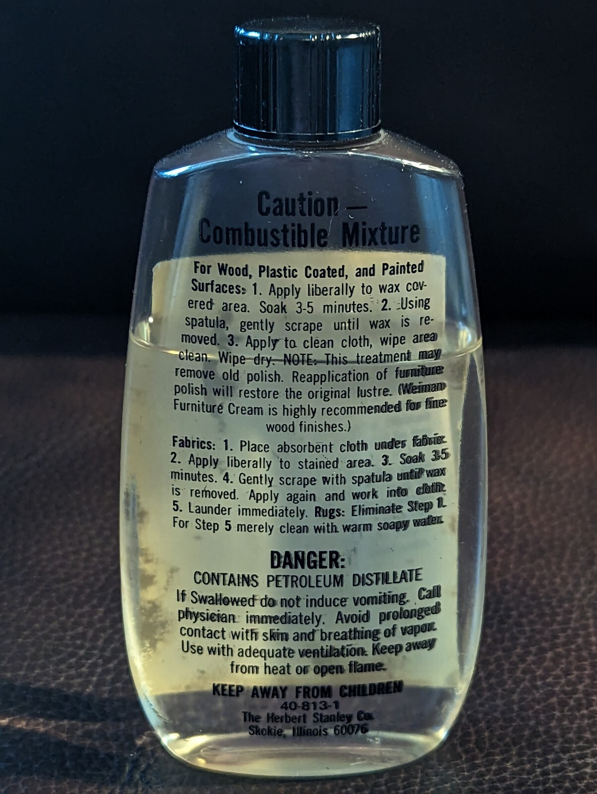 🚨Discountinued Vintage Weiman Candle Wax Remover 4 fl oz RARE