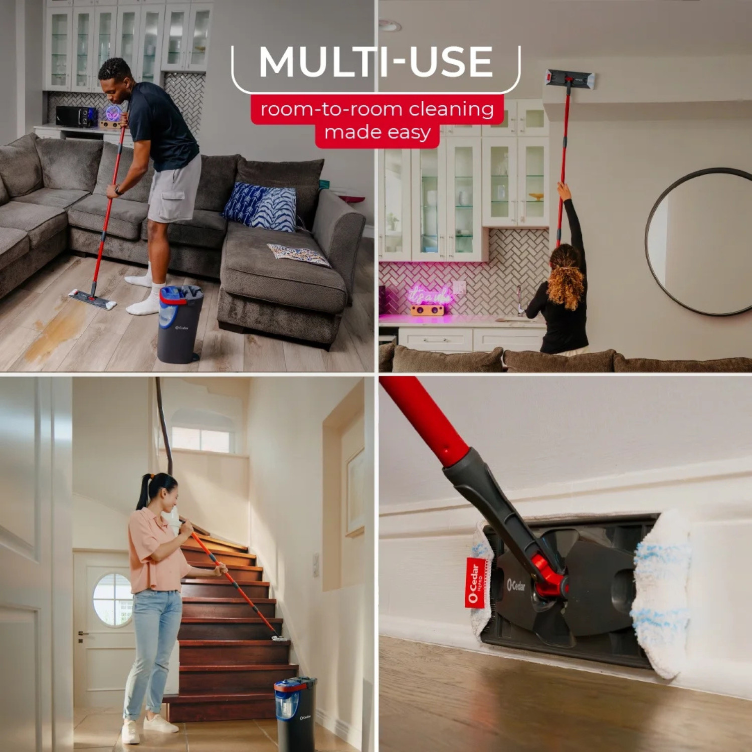 O-Cedar H2prO™ Flat Mop System