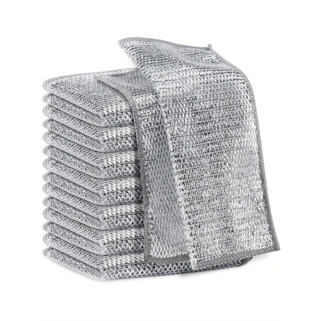 10 Pieces Dishwashing Cloth Multipurpose Premium Metal Wire Dishwashing Cleaning