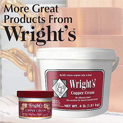 Wright’s Silver Cleaner and Polish Cream – 8 Ounce – Ammonia Free – Gently