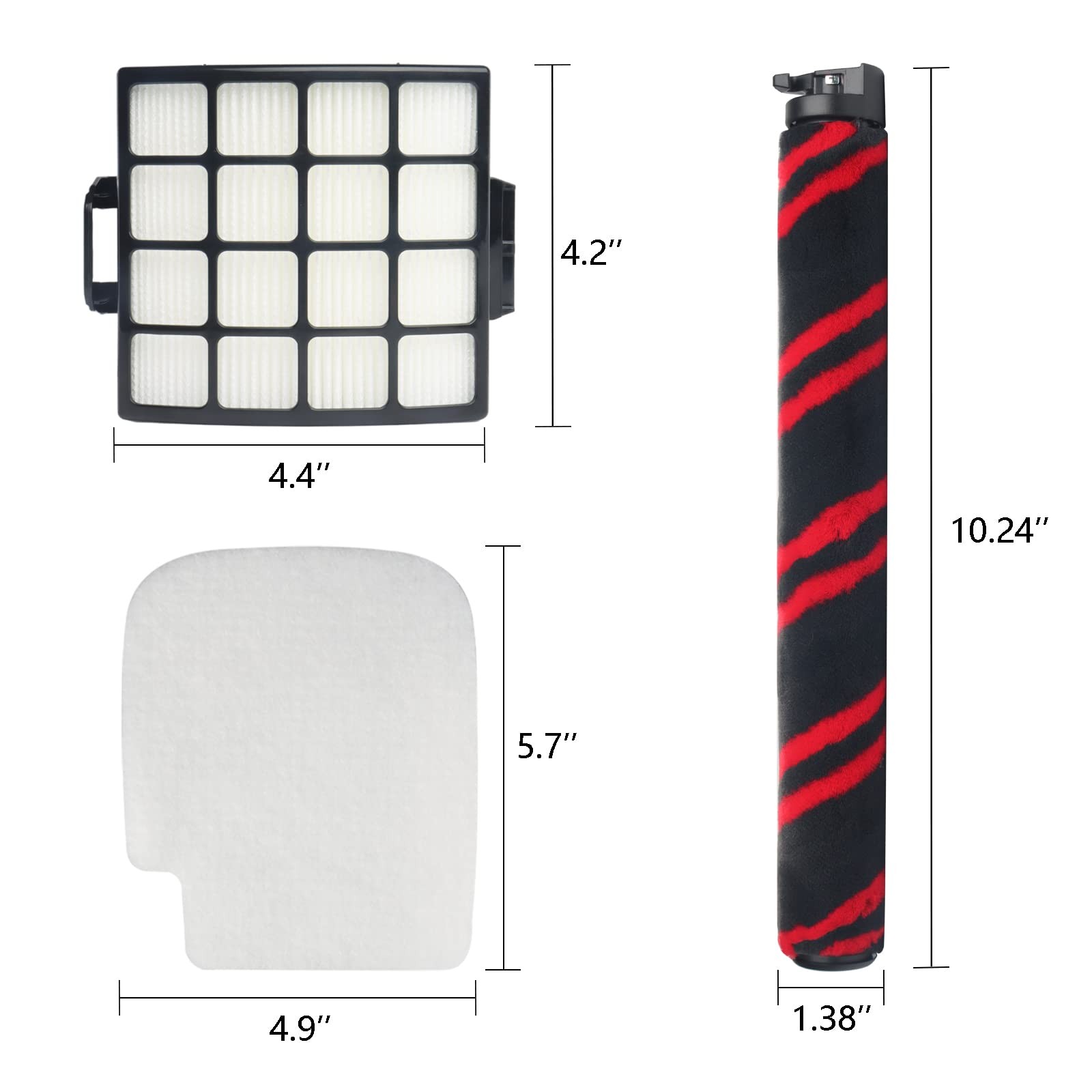 Replacement Filters for Shark Stratos AZ3002 AZ3000 AZ3000W DuoClean PowerFs 4 F