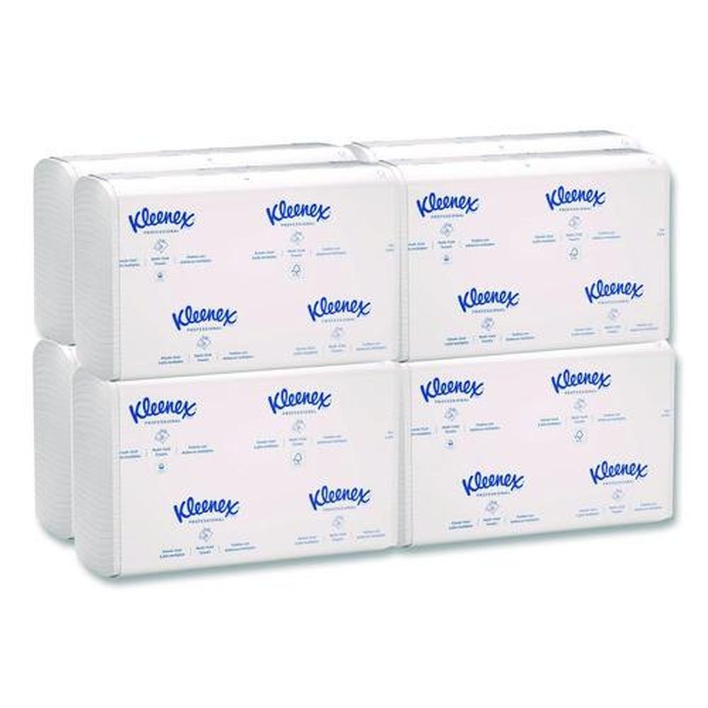 Kleenex 02046 9.2″ x 9.4″ Multi-Fold Paper Towels – White (150/PK, 8 PK/CT) New