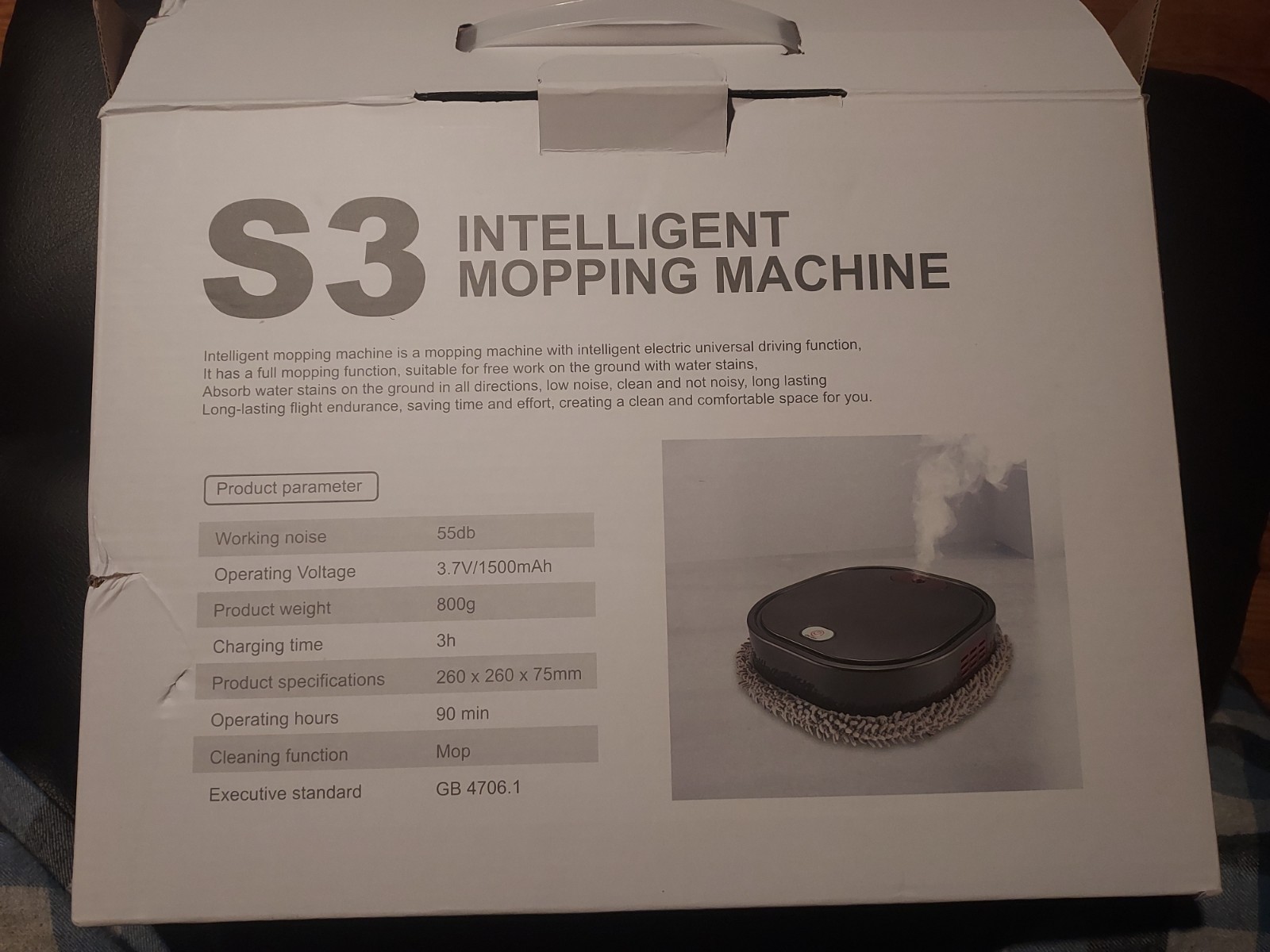 S3 Intelligent Mopping Electic Univeral Driving Function Machine, Brand New!