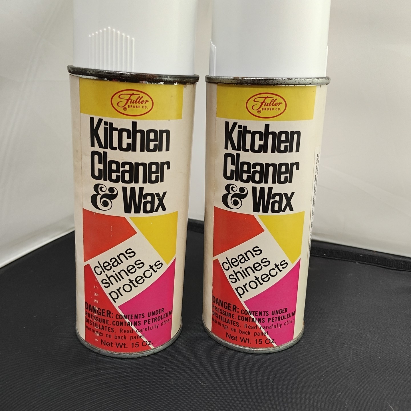 2 Fuller Brush Kitchen Cleaner & Wax 2 Full 15 Oz Cans Cleans Shines Protects