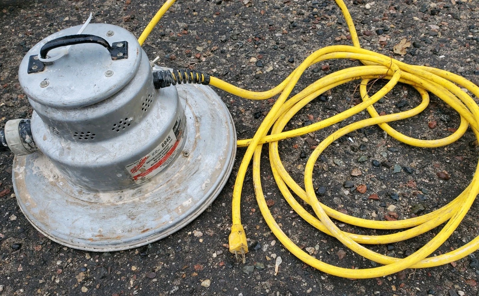Milwaukee CAT # 8945 Vacuum Motor Head 120v 60hz Heavy Duty Made USA Metal Motor