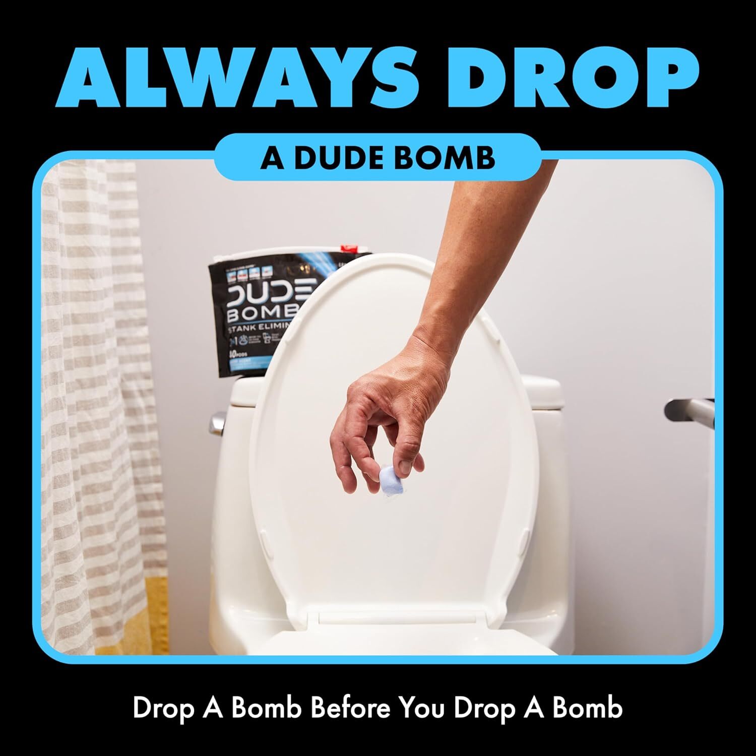 DUDE Bombs – Toilet Stank Eliminator – 1 Pack, 40 Pods – Fresh Scent 2-in-1