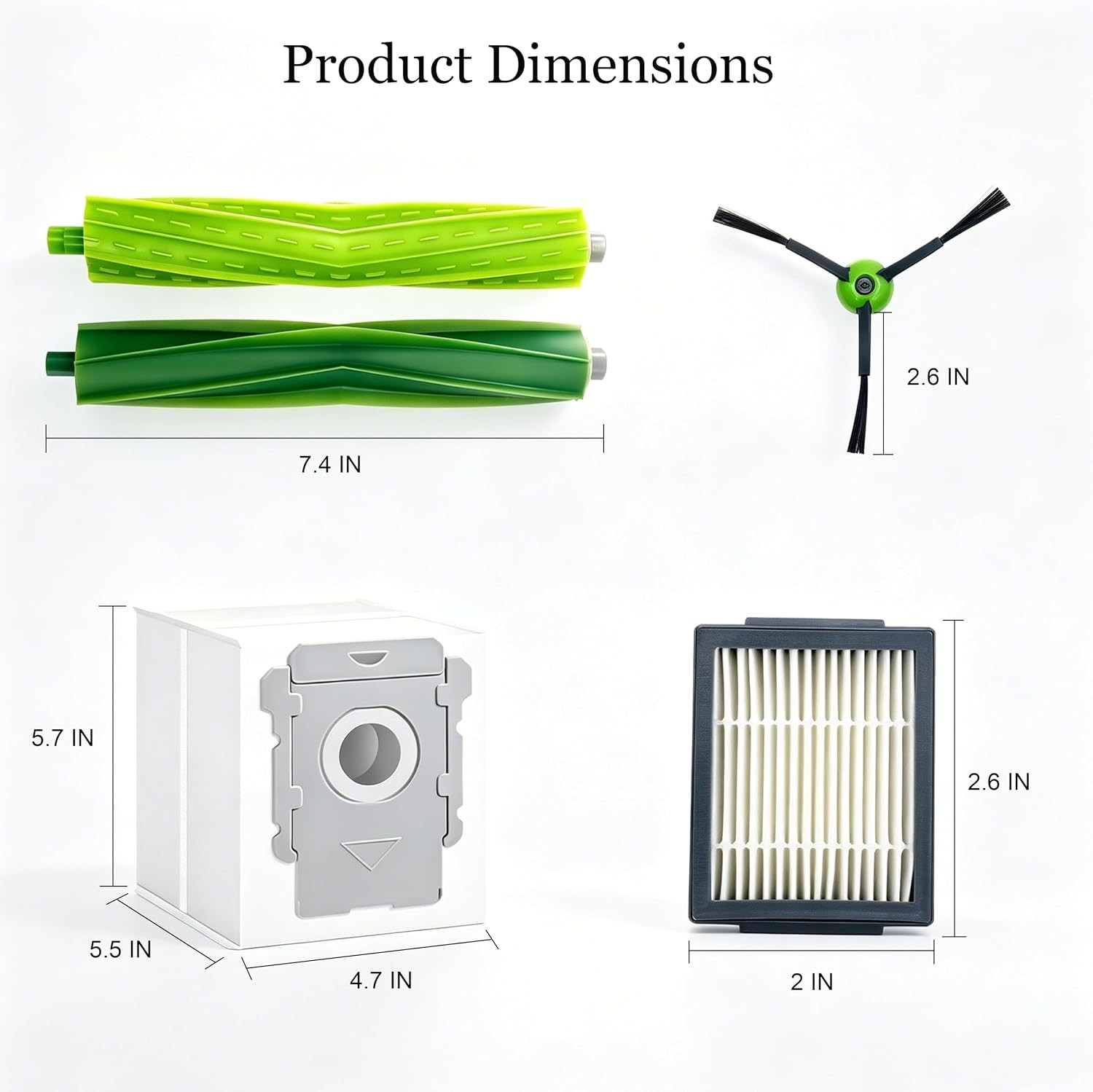 22 Replacement Parts Compatible with iRobot Roomba i7 i7 i3 i3 i4 i4 i5 i5 i6
