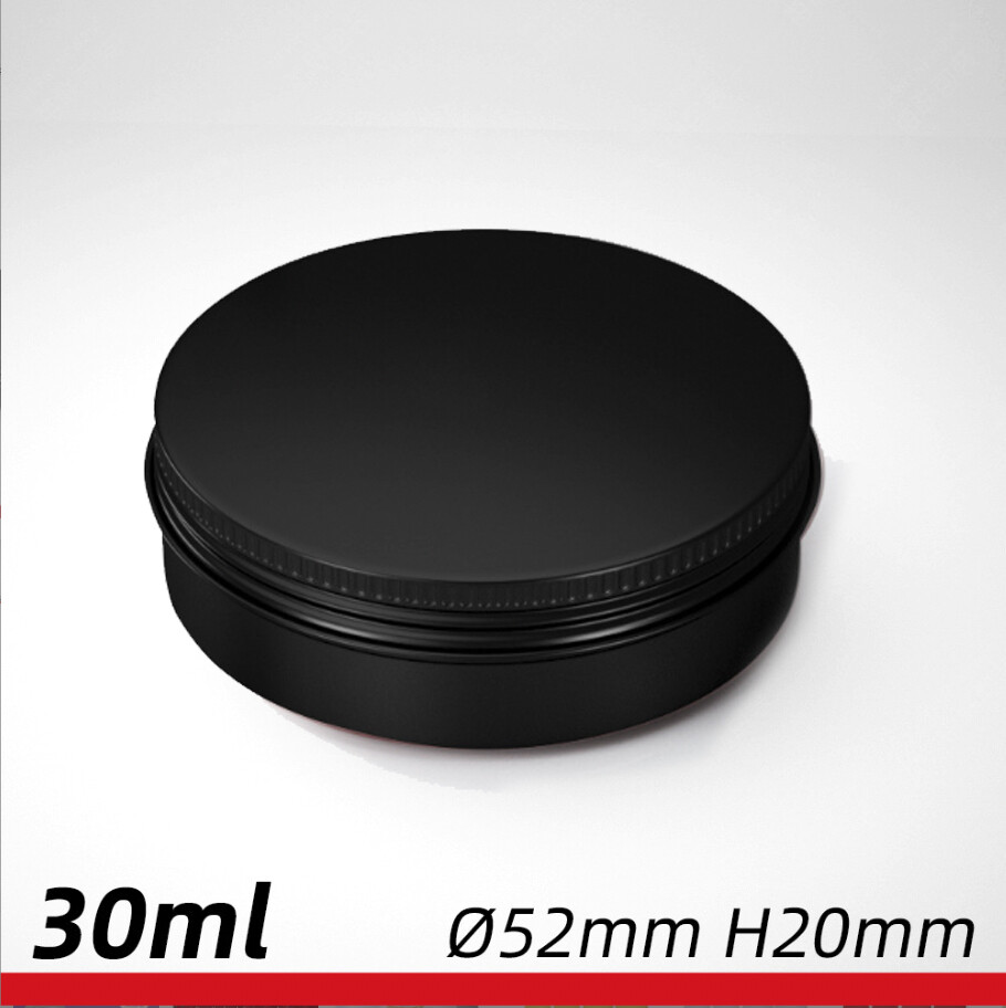 Aluminum Tin Screw Top Lid Round Metal Container,Storage Jar Travel Tin can