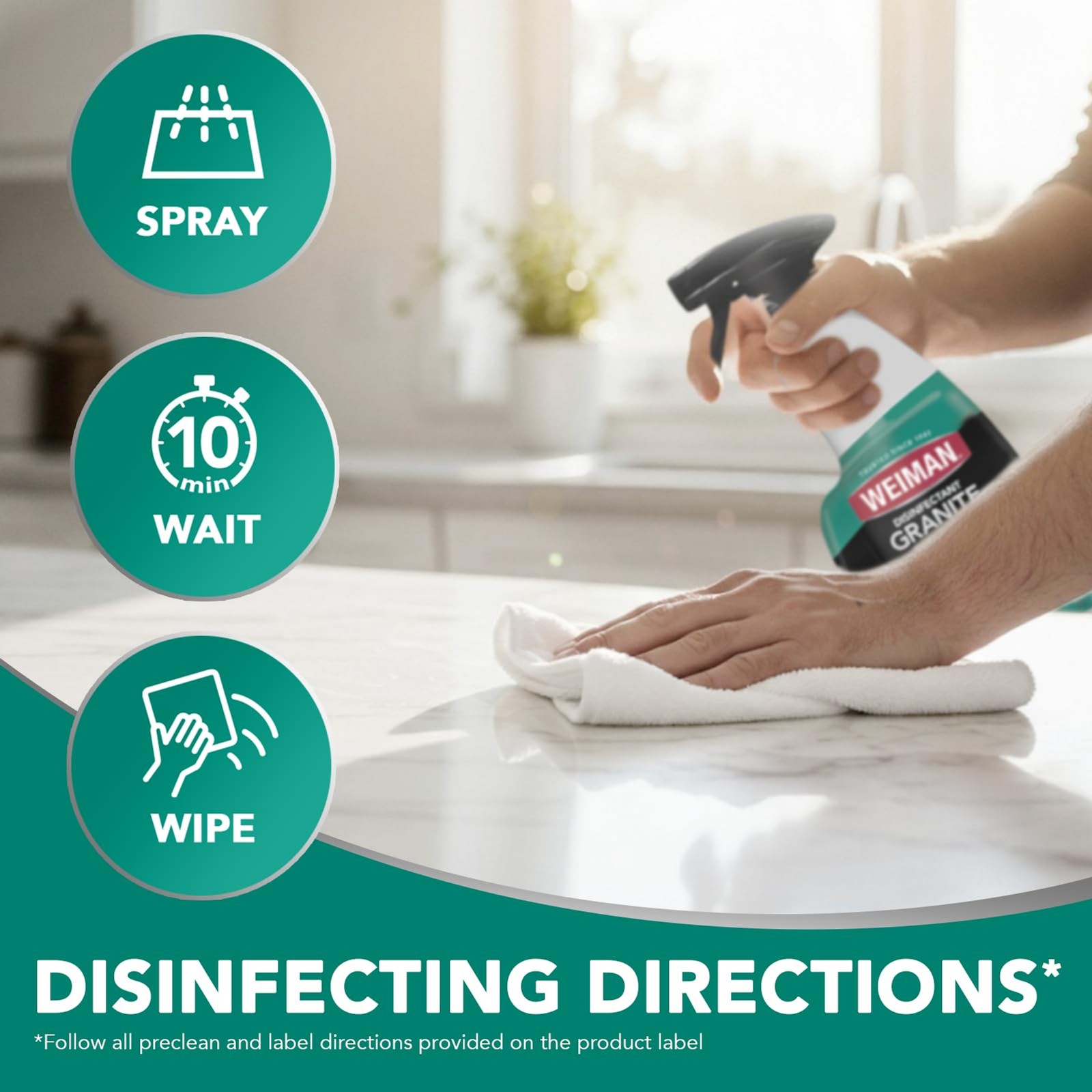 Weiman Stainless Steel & Granite Cleaner – 12 Ounce