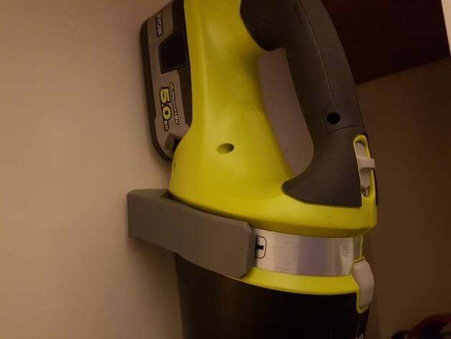 Vacuum Wall Mount for Ryobi Hand Vacuum P713 *Black*