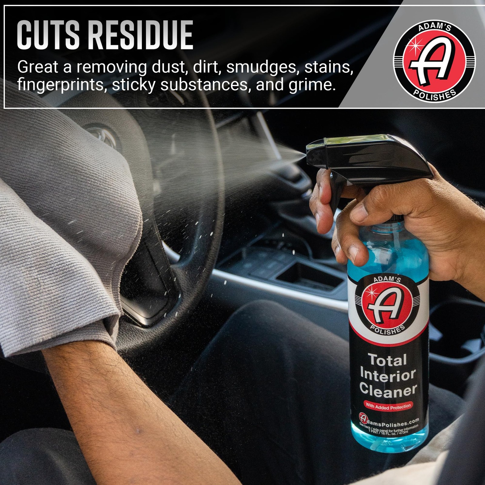 Total Interior Cleaner & Protectant, Quick Detailer & SiO2 Protection, Cerami…
