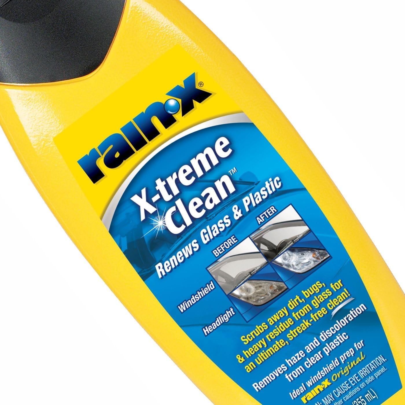 Rain X Xtreme Clean 12oz Headlight Windshield Cleaner Restores Clarity