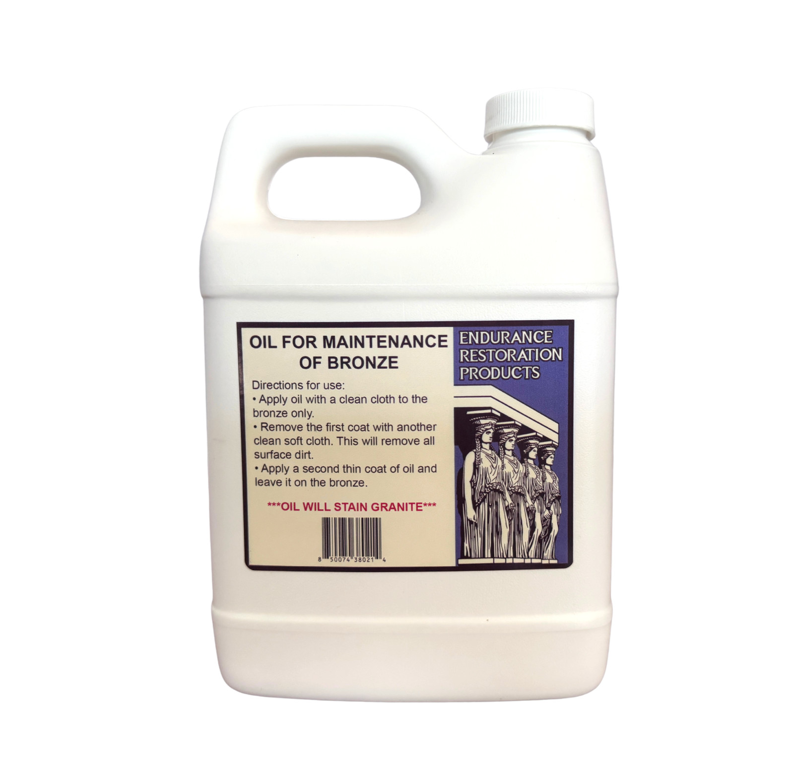 Bronze Oil For Care & Maintenance w/ Cotton Flannel Cloth – 32oz