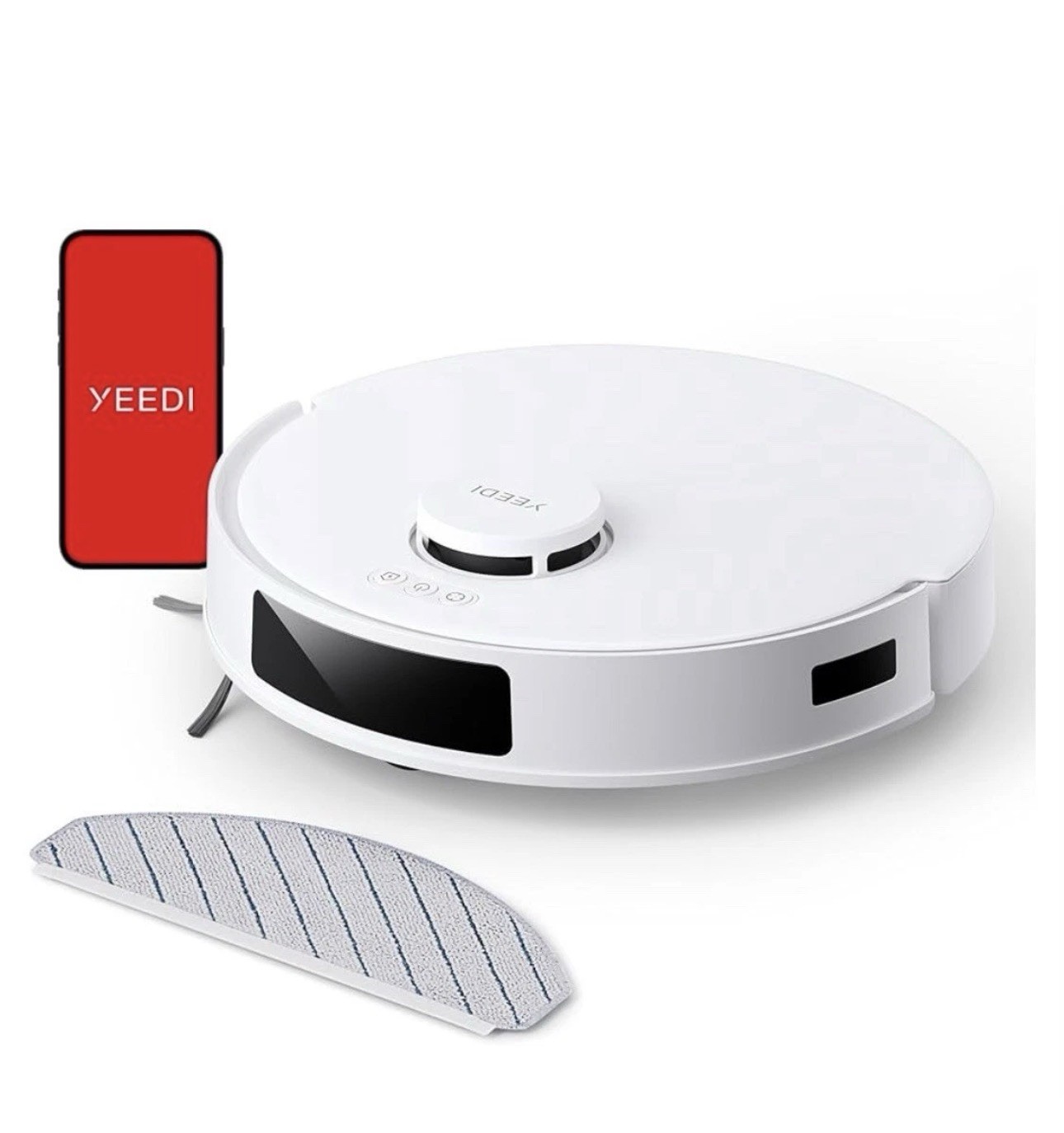 Yeedi C12 Robot Vacuum and Mop 8000Pa Strong Suction Light Used Close New