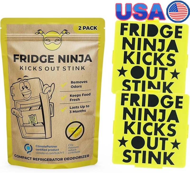 Fridge Deodorizer Activated Carbon Odor Eliminator Freshness Absorber 3 Months