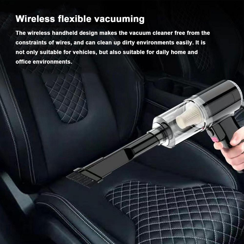 Vacuum Cleaner Blower Suction Washable HEPA Filter Cordless Black 9000PA