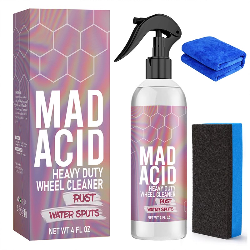 3X Heavy-Duty Wheel Cleaner, Water Spot Remover for Car,Glass Cleaner