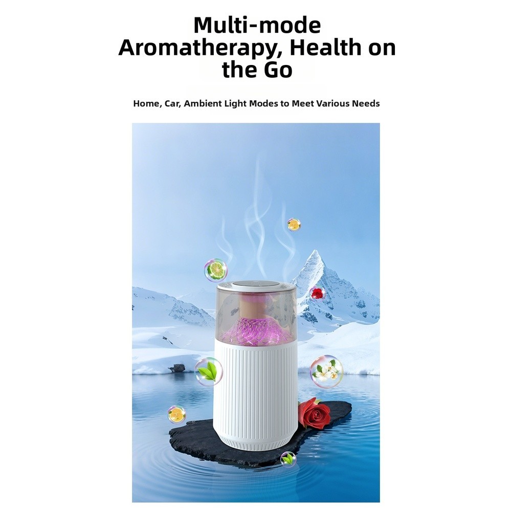 Car Aroma Diffuser For Car Auto Start Stop Sensing ABS+PP Construction
