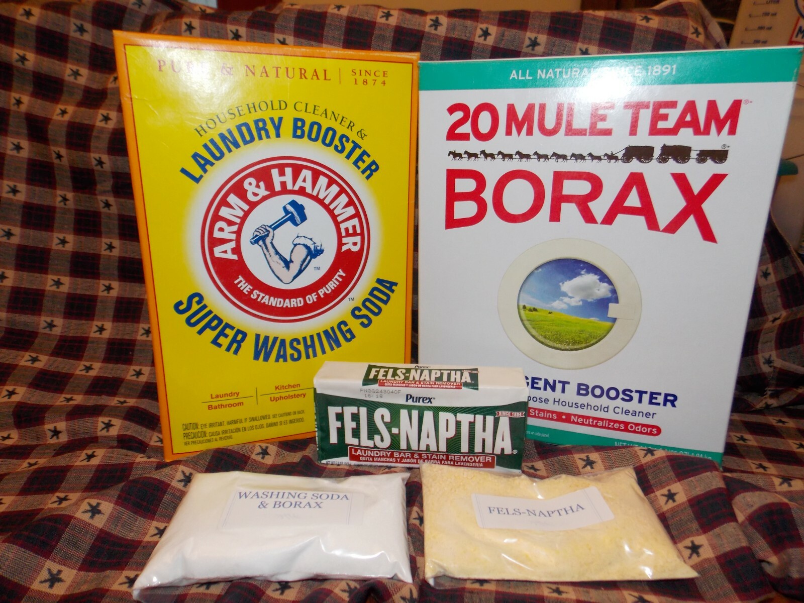 10 GALLON HOMEMADE LAUNDRY DETERGENT SOAP KIT ( 1 Gallon Recipe Included )