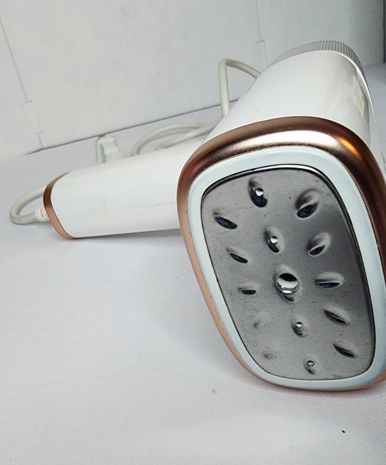 Portable Handheld Garment Steamer Foldable Clothes Steam Iron 1000W Travel White