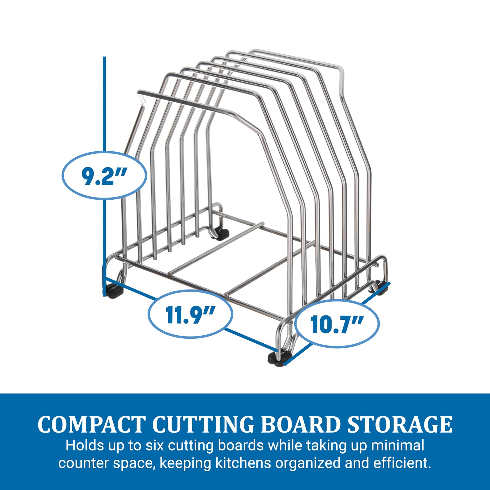 San Jamar KLRST Cutting Board Rack 10.7 in L x 11.02 in H 1-Pack