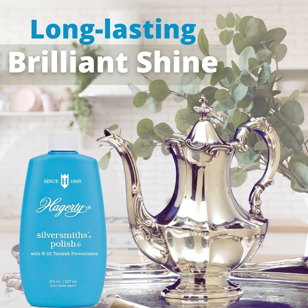 Silversmiths’ Polish, Professional Silver Cleaner and Tarnish Remover for Jewelr
