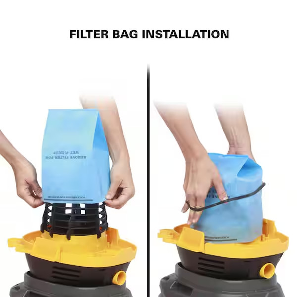 small portable wet/dry vac car auto detail shop vacuum cleaner blower 2.5-gallon
