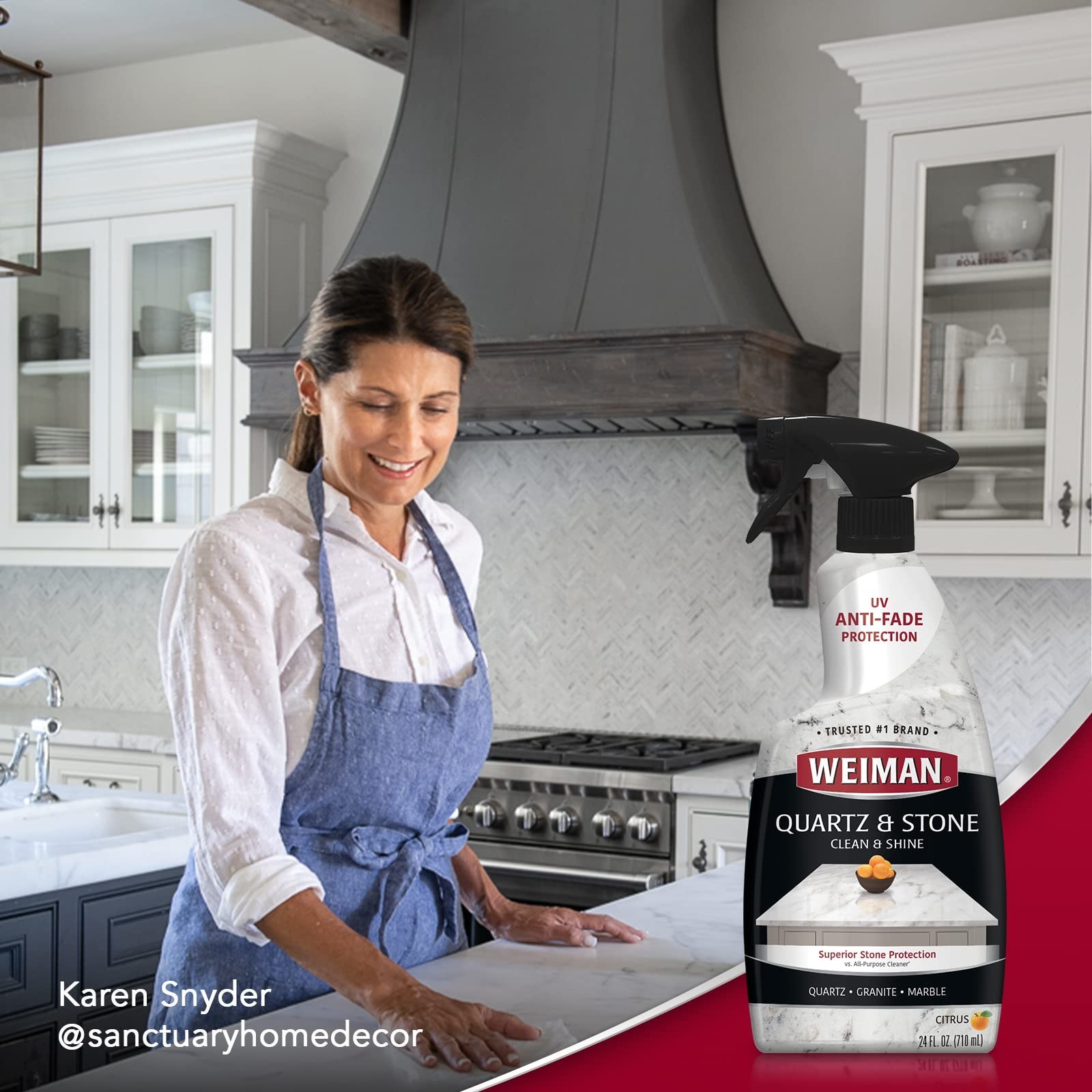 Weiman Quartz Countertop Cleaner and Polish – Clean and Shine Your Countertop…