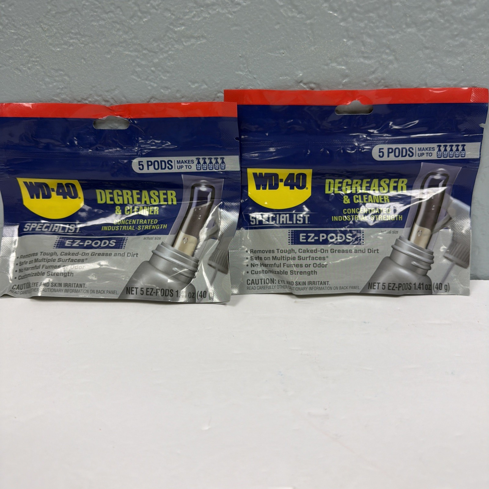 WD-40 Specialist Degreaser and Cleaner EZ-PODS, Industrial-Strength 2x 5 PACKS