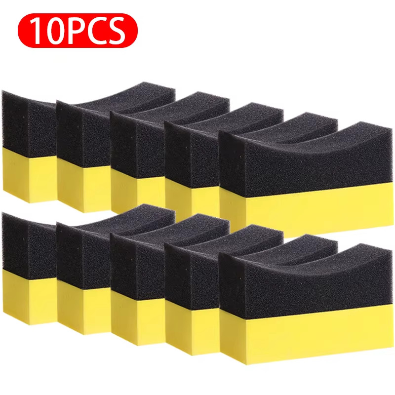 5 PCS Car Cleaning Sponge Brush Set Wheel Tire Wash Wax Polishing Tools