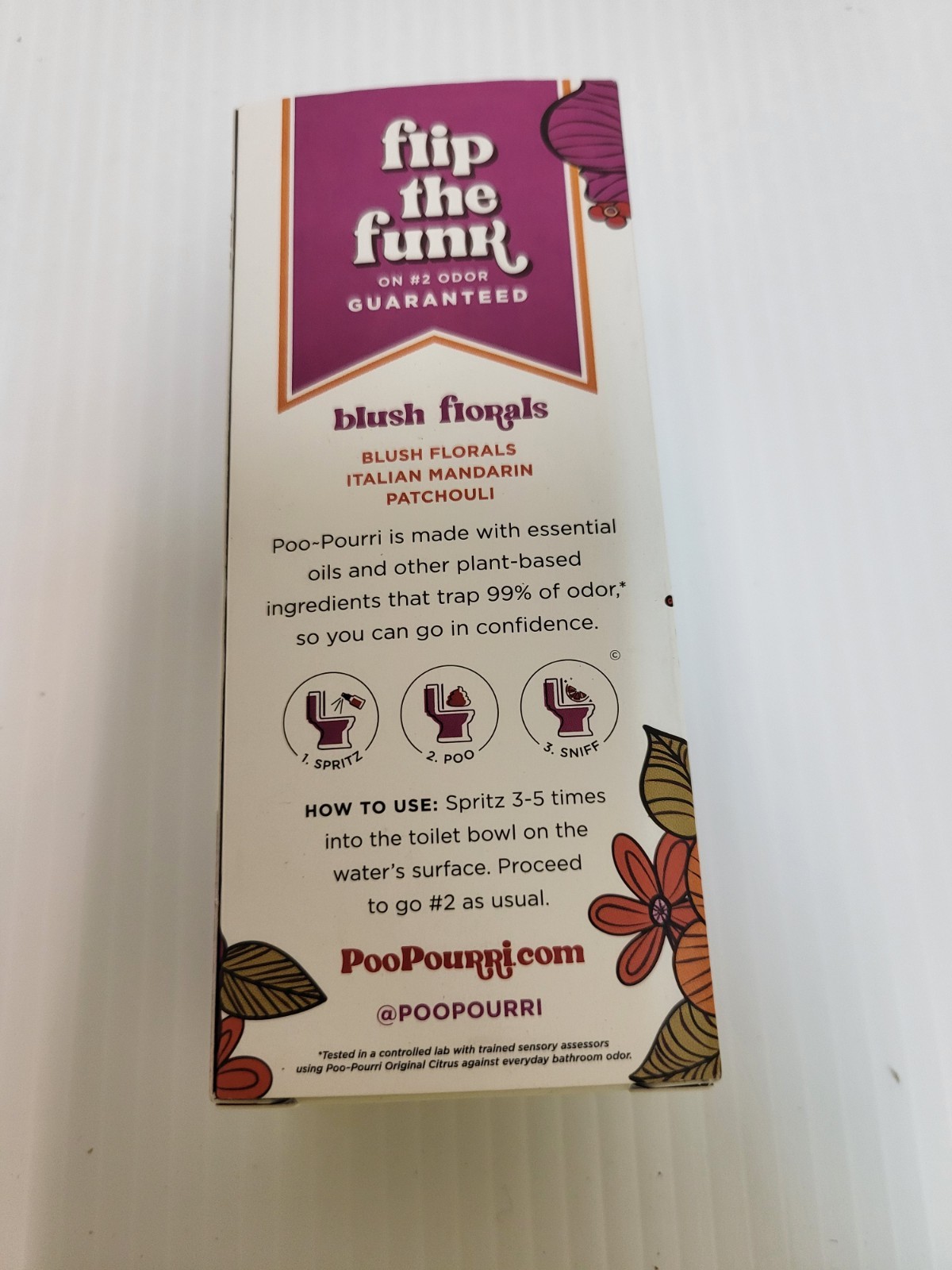 Before-You-Go Toilet Spray – Blush Florals Scent 2 FL Oz