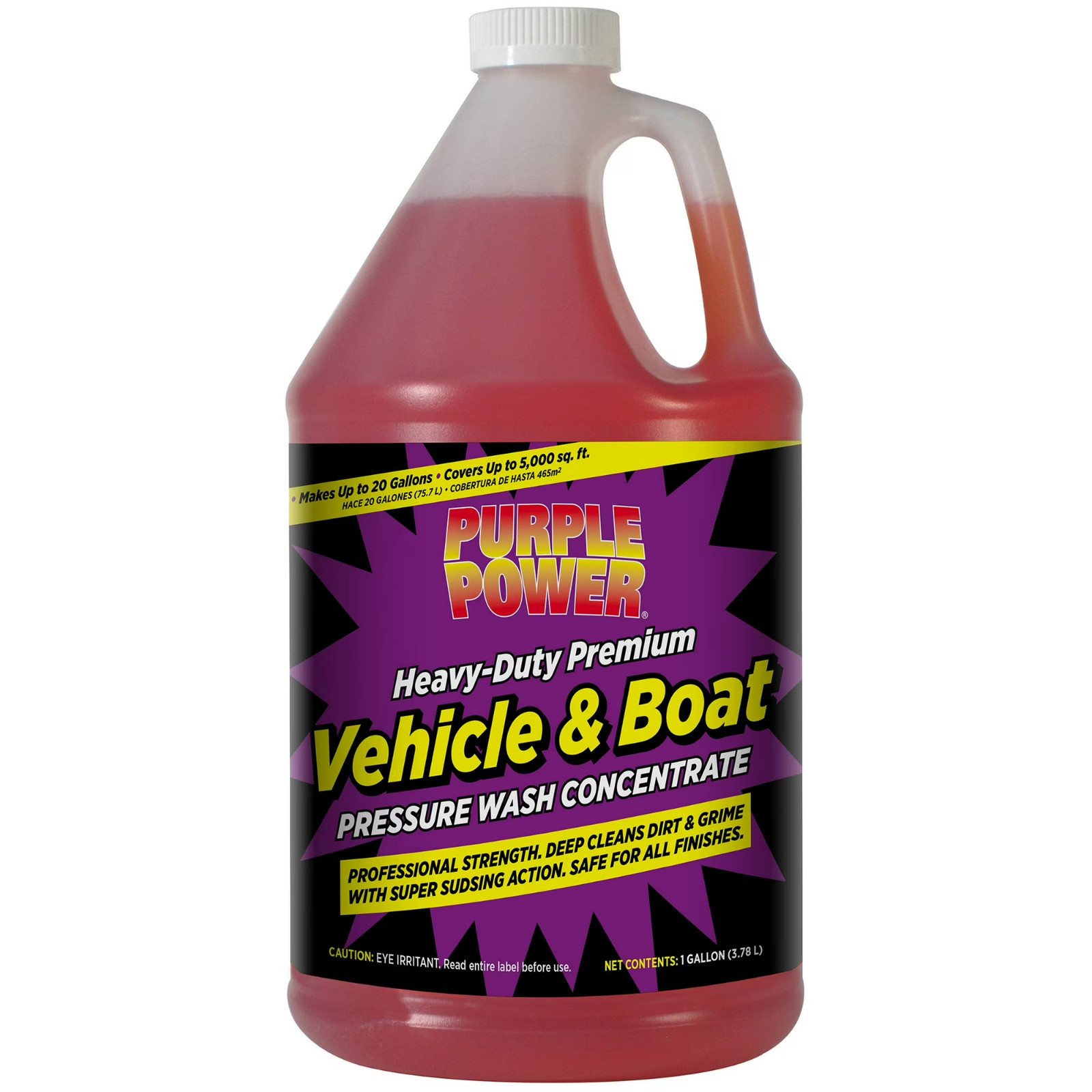 Purple Power Heavy-Duty Vehicle and Boat Pressure Washer Fluid Concentrate, 1 Ga