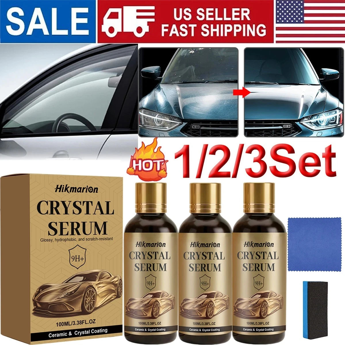 100ML PTZ Crystal Serum – Advanced Graphene Ceramic Coating For Cars US