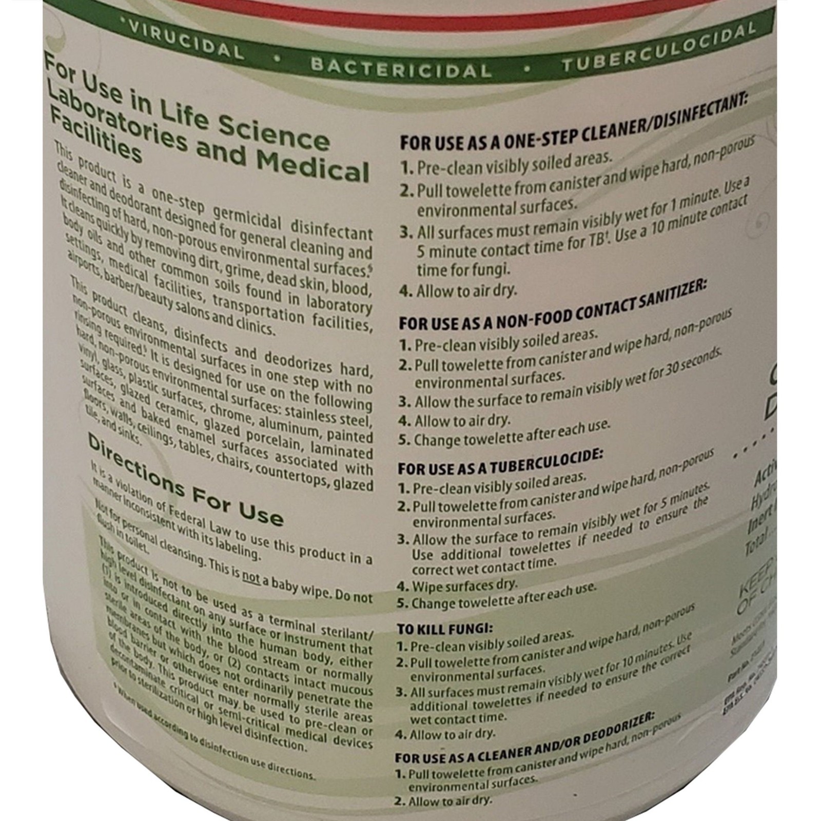 PREempt Surface Disinfectant Cleaner Wipe Canister Unscented 160 Ct 21221