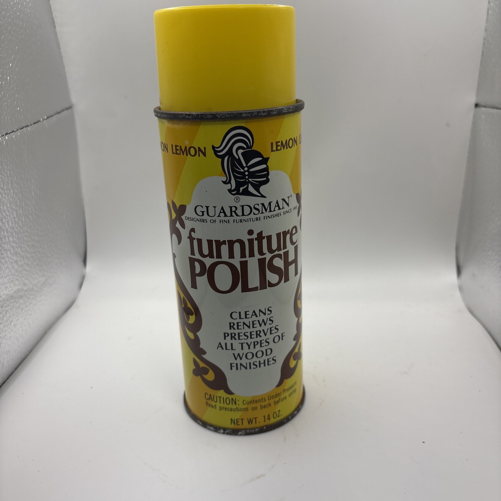 Vintage Guardsman Furniture Polish Lemon Scent 14.0 oz New