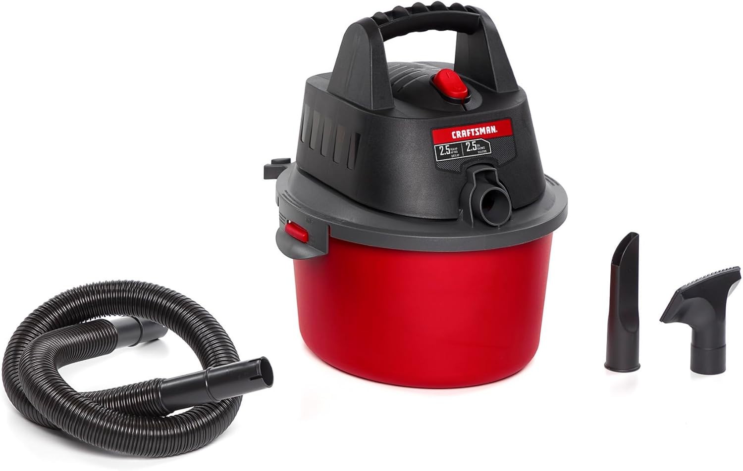 CRAFTSMAN 2.5 Gallon 2.5 Peak HP Wet/Dry Vac, for Cleaning in the Home，Shop
