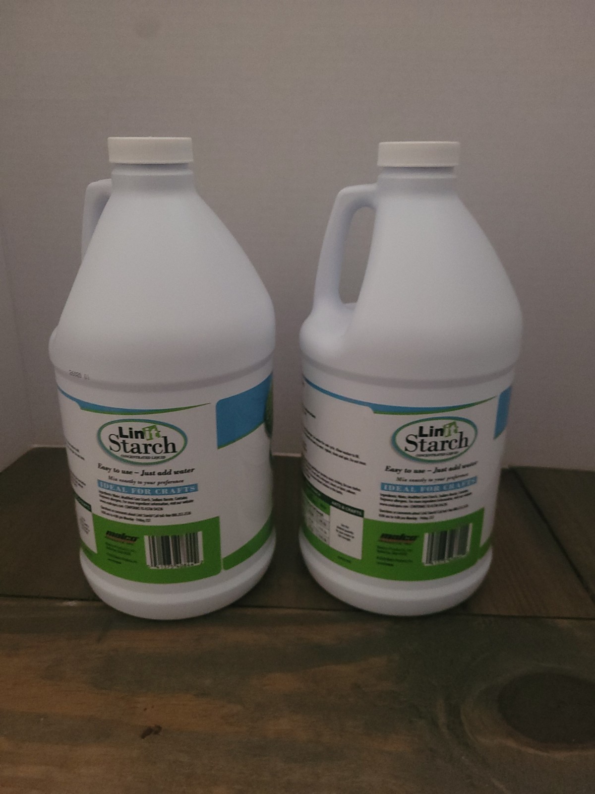 Malco Linit Starch Concentrated Liquid Laundry Starch 1 Gallon No Dyes No Bleach