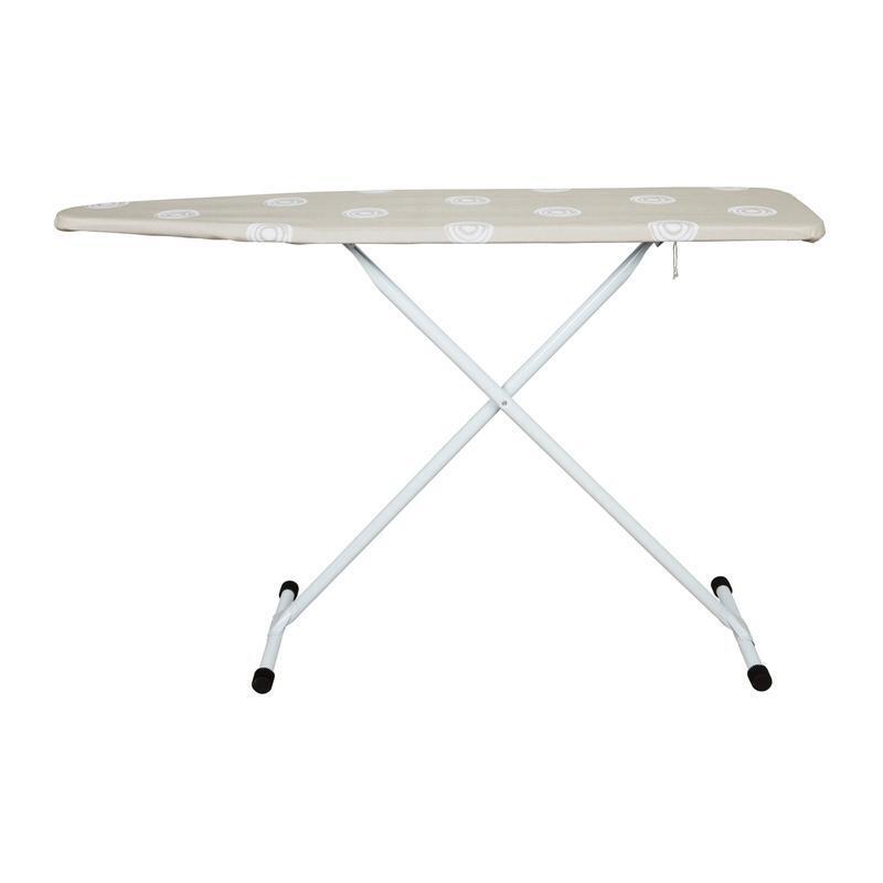 Ironing Board W/ Adjustable Steel Frame Cotton Cover Efficient Steam Release