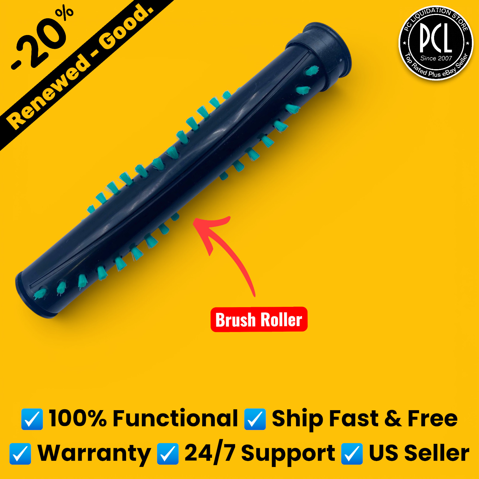 ✅ OEM Replacement【Brush Roller】WYZE Cordless Stick Vacuum WCLVAC-S WCLVAC ✅