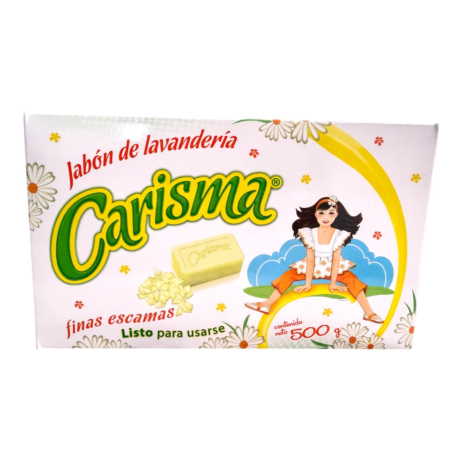 1 Pack Jabón De Lavandería En Escamas Carisma 500g