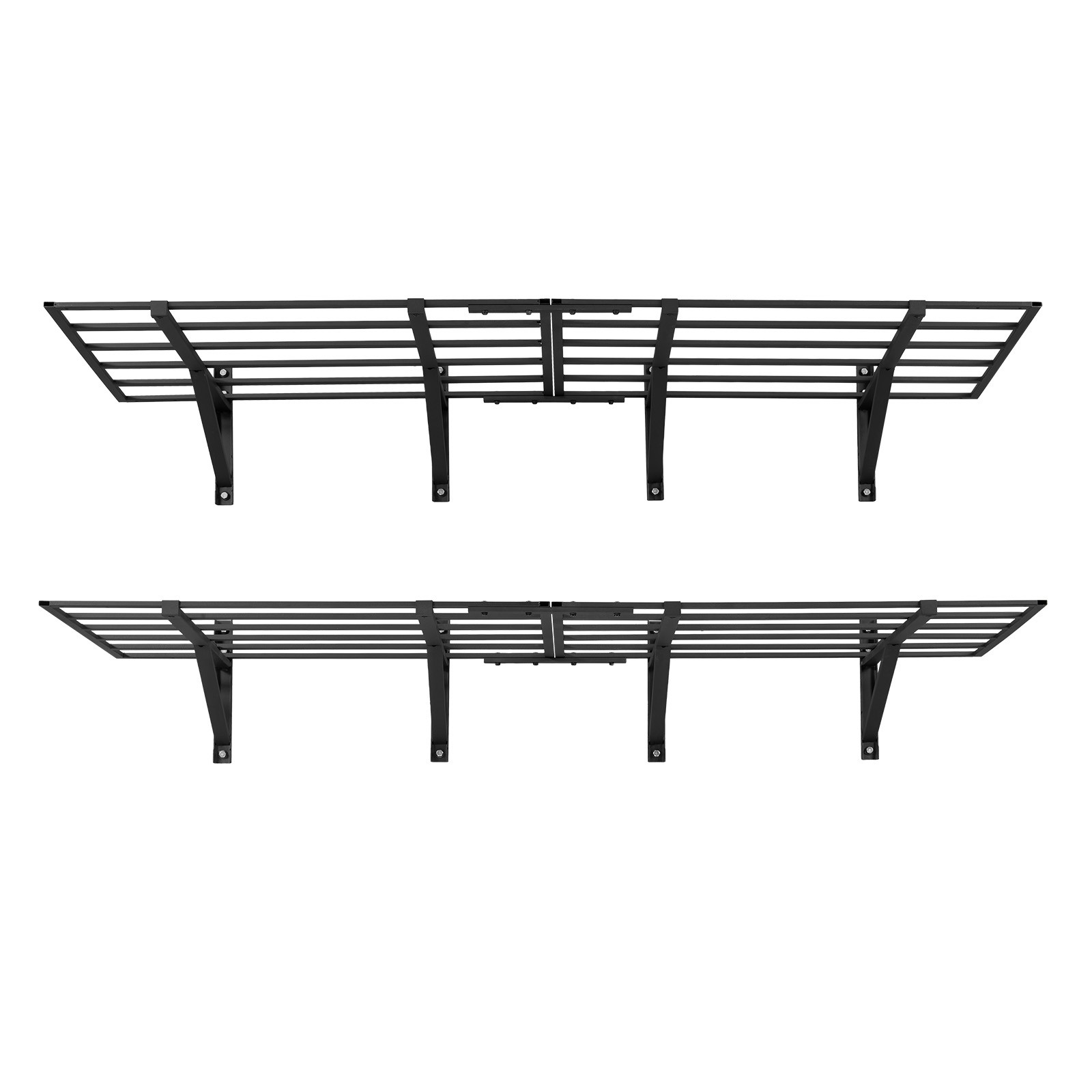 Uimoso 4-Piece 2 x 3ft Wall Shelving, 1600 lbs Capacity, Garage Storage Solution
