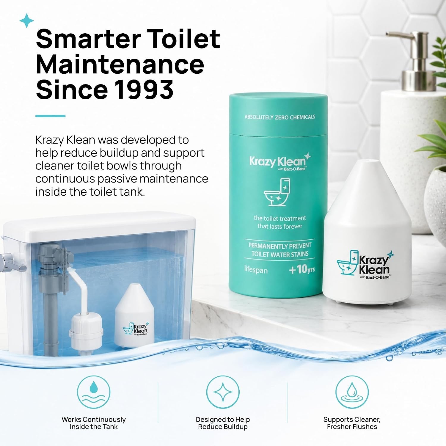Krazy Klean Pro Toilet Cleaner Household Cleaning Solution | Pack of 1
