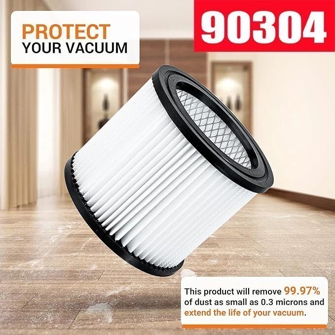 Wet/Dry Cartridge Filter For Shop-Vac Vacuum Cleaner Accessories 90304 90585 Kit