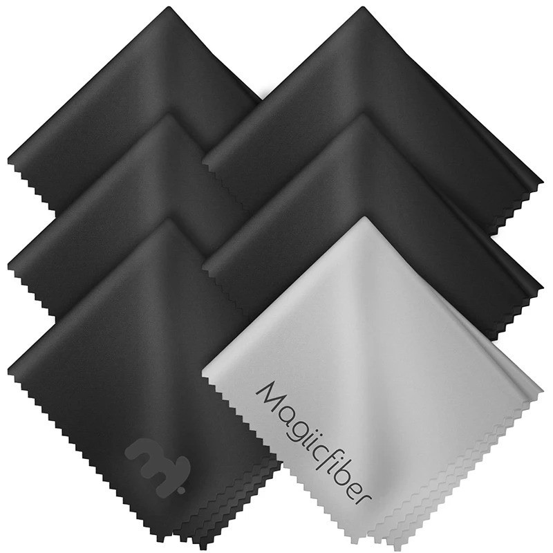MagiicFiber Microfiber Cleaning Cloth, High-density Stripe-free Wipes, Soft and