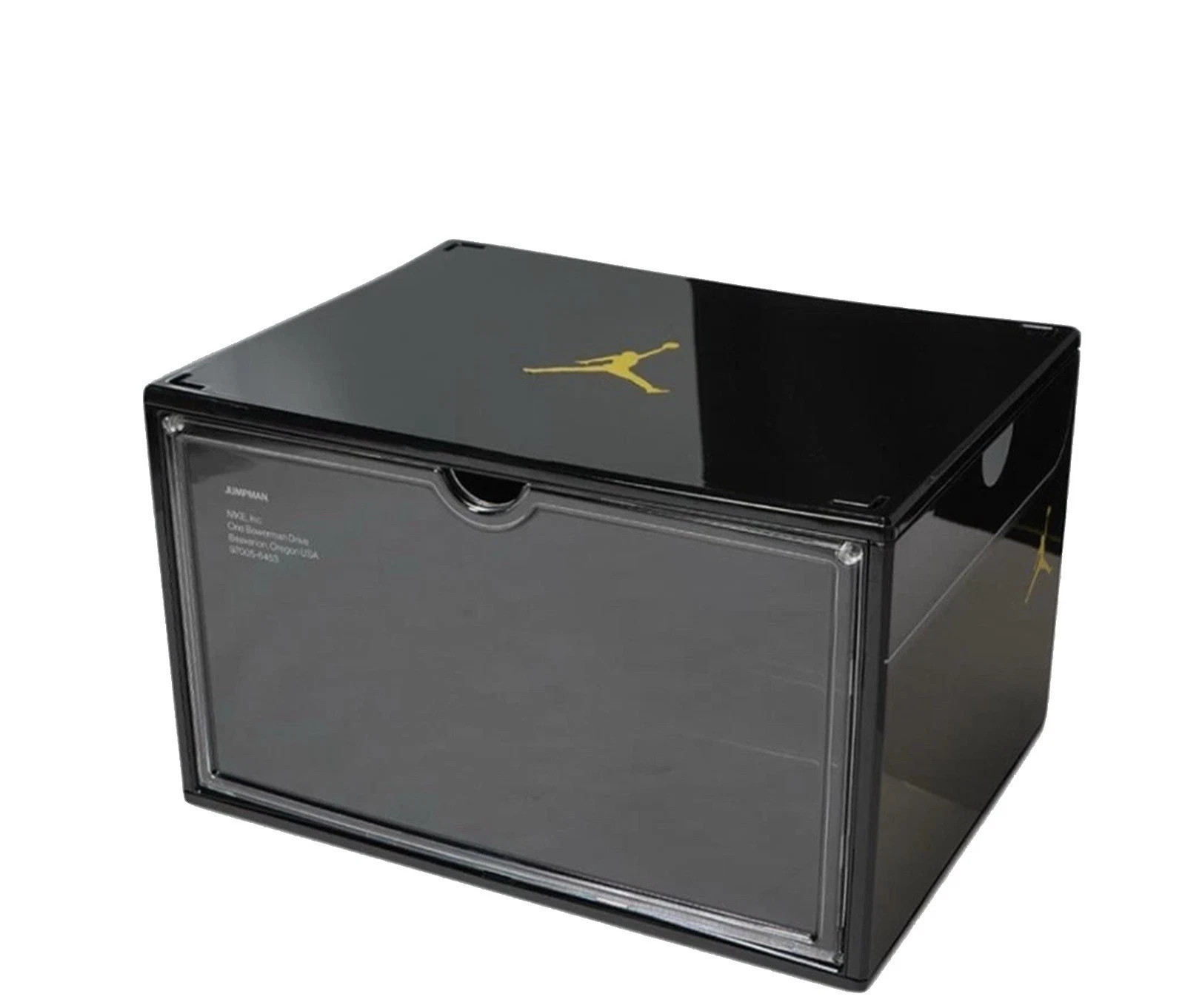 NIKE JORDAN AIR Black Plastic Shoe Box One Piece SNEAKER CASE ASIA EXCLUSIVE