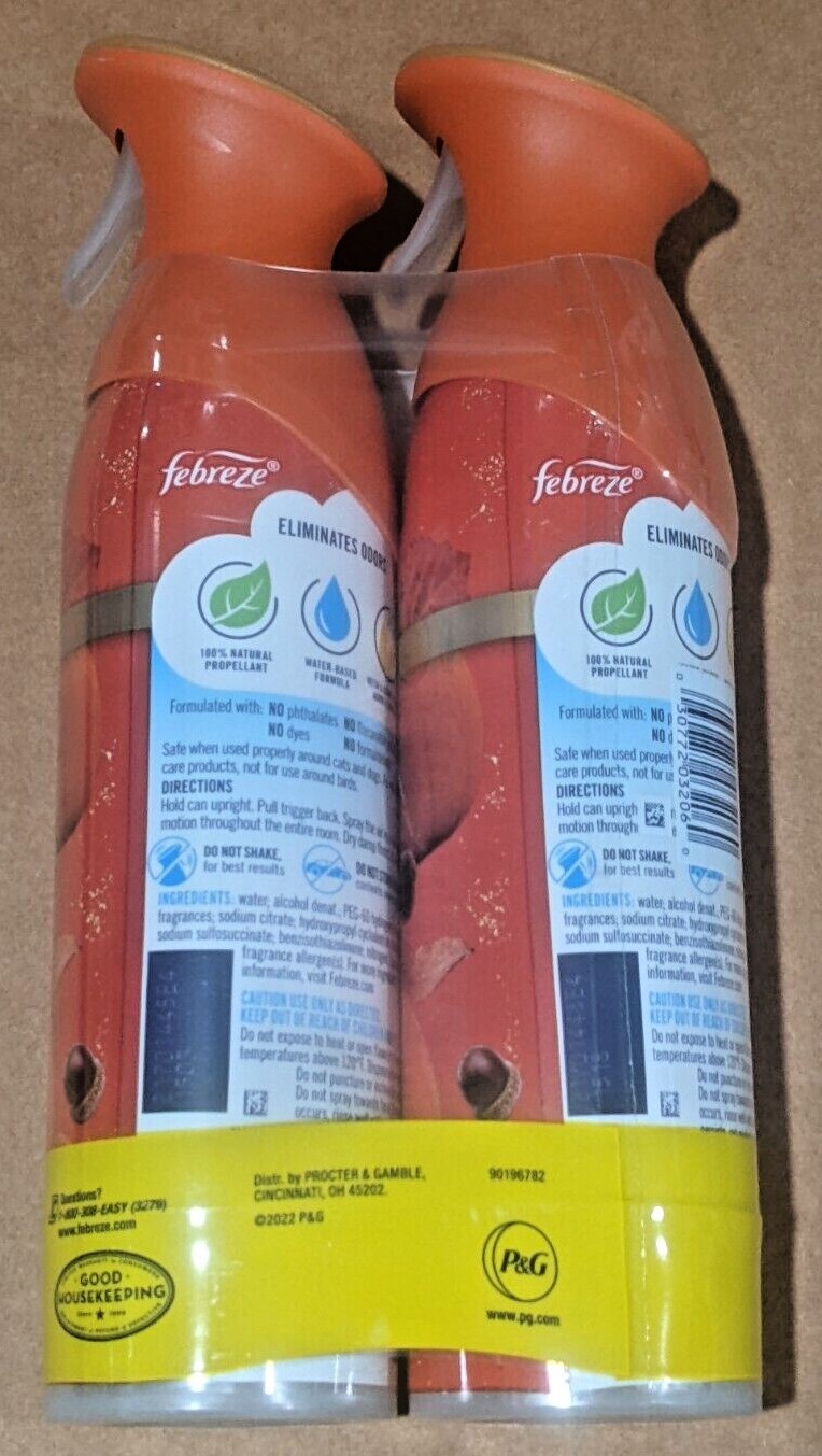 Febreze Pumpkin Patch Spray Air Freshener – 2-8.8oz Pack